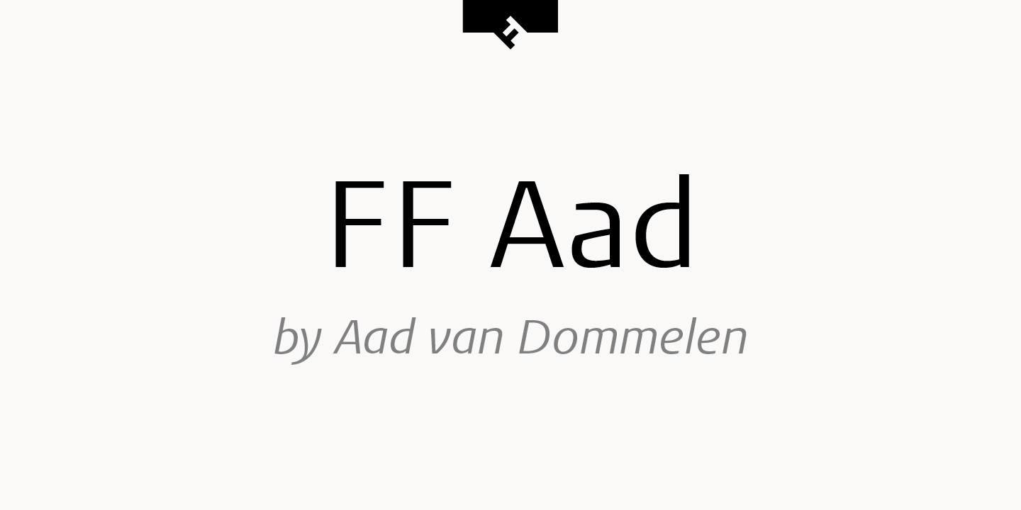 Example font FF Aad #1